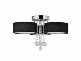 Lampa wisząca Gambala 3-punktowa czarna LIGHT PRESTIGE