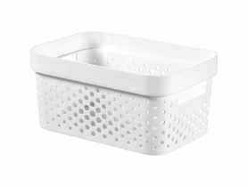 Pojemnik ażurowy 4,5 L Infinity biały CURVER