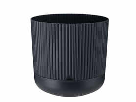 Doniczka z podstawką Nostalgia 18 cm 29403 antracyt VERDENIA