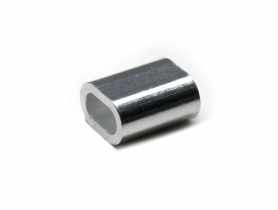 Tuleja aluminiowa do zaklepywania linek 4 mm, 4 sztuki KOELNER