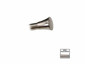 Końcówka karnisza fi 19 mm 2 szt monako nikiel KARWEL