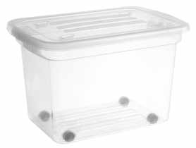 Pojemnik Home Box 55 L na kółkach PLAST TEAM