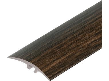 Zdjęcie: Kształtownik PVC wcisk szeroki 40 mm 2w1 L= 1,80 m Venge okleina mat CEZAR