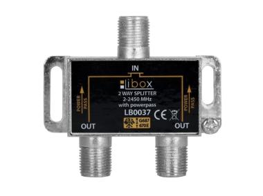 Zdjęcie: Rozgałęźnik spliter F - 2W do TV/satelity LB0037 LIBOX
