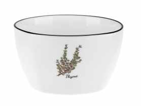 Miseczka Prowansja 350 ml z porcelany New Bone 81474 Thyme RAVI