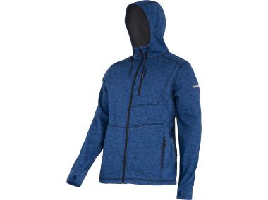 Zdjęcie: Bluza z kapturem i suwakiem niebieska, 2XL,CE,LAHTI PRO