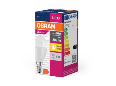 Zdjęcie: Lampa LED Value Classic P 60 FR 6,5 W 2700 K E14 OSRAM
