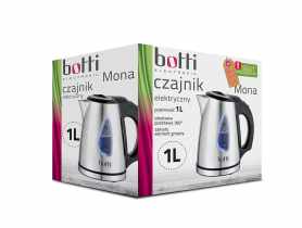 Czajnik bezprzewodowy 1 L Inox BOTTI
