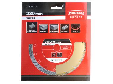 Zdjęcie: Ściernica diamentowa turbo 230 mm MODECO EXPERT