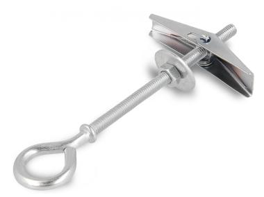 Zdjęcie: Kołek SPO Metalowy rozkładany M4x75 mm z hakiem zamkniętym 2 szt. RAWLPLUG