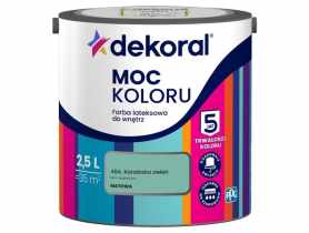 Farba lateksowa Moc Koloru Karaibska zieleń 2,5 L DEKORAL