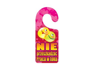 Zdjęcie: Oznaczenie F12 8x19/S "Nie przeszkadzać Praca w toku!" zawieszka METRO