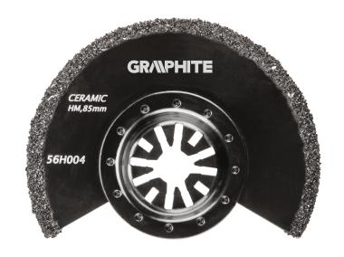 Zdjęcie: Tarcza półokrągła HM do ceramiki 85 mm GRAPHITE