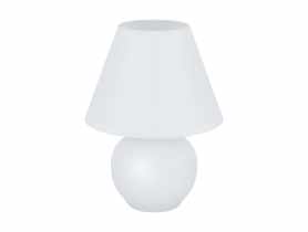 Lampka stołowa Gala E14 kolor biały max 25 W STRUHM