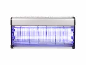 Lampa owadobójcza 40 W, 64 cm, srebrno/czarna BIOOGROD
