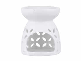 Kominek zapachowy porcelanowy dekorowany liście ALTOMDESIGN