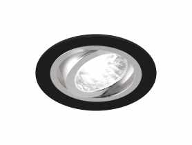 Sufitowa oprawa punktowa Alum C kolor czarny matowy/chrom 50 W GU10 STRUHM