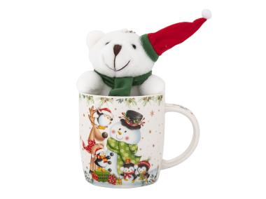 Zdjęcie: Kubek bałwanek 400 ml z maskotką ALTOM DESIGN