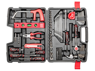 Zdjęcie: Zestaw narzędziowy 1/4", 3/8", 100 sztuk TOP TOOLS