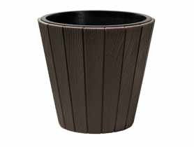 Donica Woode brąz 35 cm PROSPERPLAST