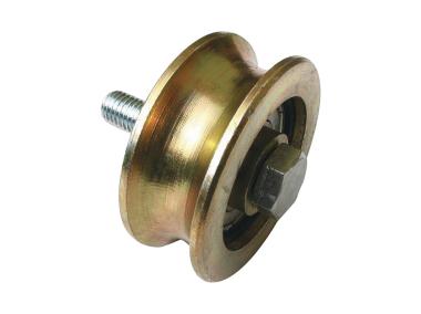 Zdjęcie: Rolka bramowa szynowa rura ocynk żółty METRO