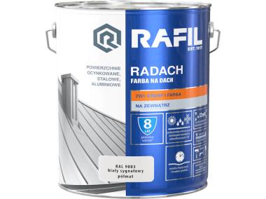 Zdjęcie: Farba na dach Radach biały RAL9003 10L RAFIL