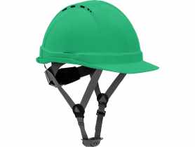 Hełm przemysłowy ochronny, wentylowany, zielony, kat. II, CE, LAHTI PRO