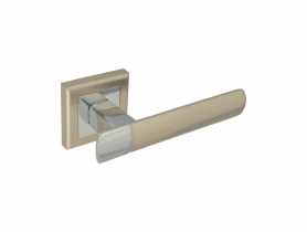 Klamka Lumia QD kwadratowy szyld nikiel, chrom AMBITION