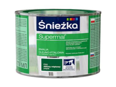 Zdjęcie: Emalia Supermal zielony mięta F510 0,4L ŚNIEŻKA