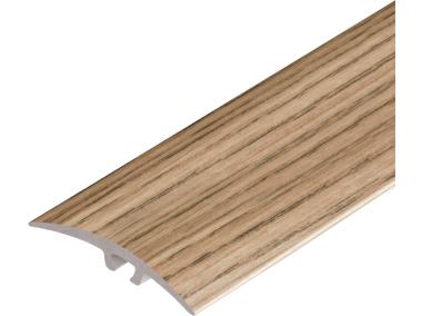 Zdjęcie: Kształtownik PVC wcisk szeroki 40 mm 2w1 L= 1,80 m Dąb okleina mat CEZAR