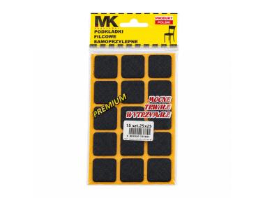 Zdjęcie: Podkładki filcowe premium 25x25 czarny MK