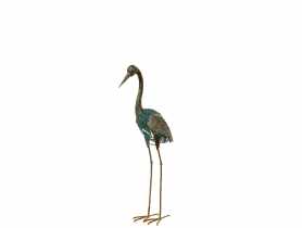 Figurka czapli Heron 0,45 x 0,22 x 0,90 m NORTENE