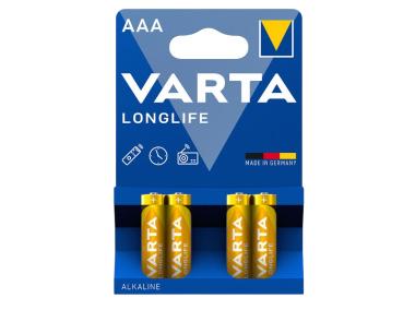 Zdjęcie: Baterie alkaliczne Longlife LR03/AAA VARTA