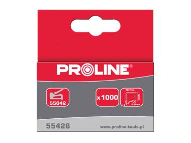 Zdjęcie: Zszywki 8 mm hartowane 12.7x0.7 mm, 1000 szt. PROLINE