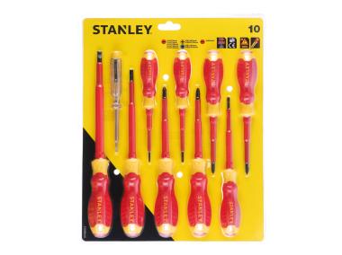 Zdjęcie: Zestaw wkrętaków VDE 10 sztuk STANLEY