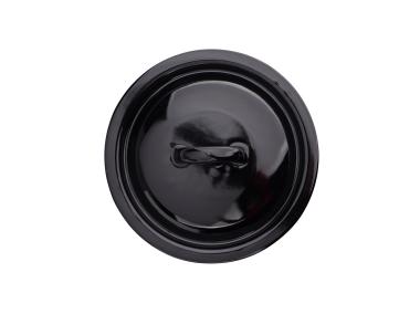 Zdjęcie: Pokrywa emaliowana 16 cm czarna ALTOMDESIGN