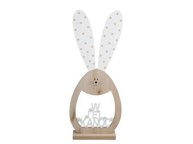 Zdjęcie: Figurka drewniana Zając Z Napisem 65x27x8 cm Wzór I ALTOMDESIGN