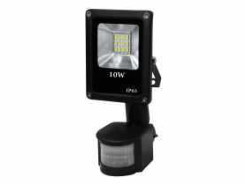Naświetlacz LED 10 W z czujnikiem ruchu Slim VOLTENO