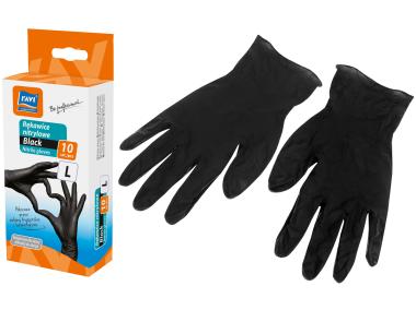 Zdjęcie: Rękawice nitrylowe Black 10 sztuk L SIMPLE SOLUTIONS