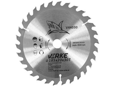 Zdjęcie: Tarcza widiowa 185 mm x 20 mm 30T VERKE