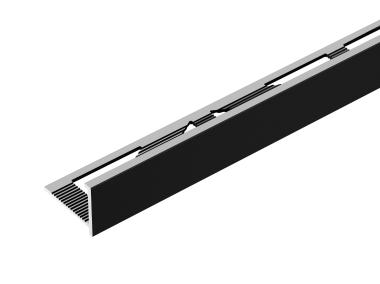 Zdjęcie: Profil do glazury 10x18x1 mm czarny mat 2,5 m CEZAR