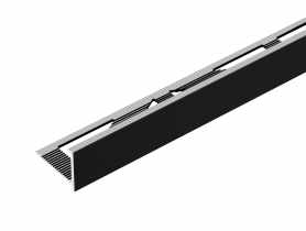 Profil do glazury 10x18x1 mm czarny mat 2,5 m CEZAR