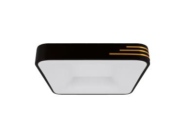 Zdjęcie: Plafoniera SMD Librus Led D 24W kolor czarny/złoty STRUHM