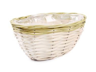 Zdjęcie: Osłonka wiklinowa na doniczkę 28x21x13 cm TIN TOURS