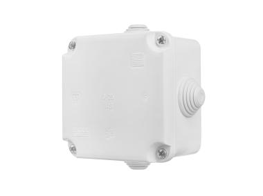 Zdjęcie: Puszka natynkowa hermetyczna 92x92x5 IP55 biały ELEKTRO-PLAST