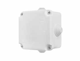 Puszka natynkowa hermetyczna 92x92x5 IP55 biały ELEKTRO-PLAST