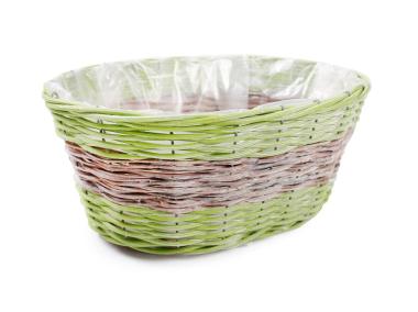 Zdjęcie: Osłonka wiklinowa na doniczkę 32x24x15 cm TIN TOURS