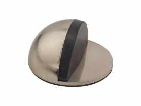 Odbojnik drzwiowy kulisty DB-001-S nikiel szczotkowany, samoprzylepny METRO