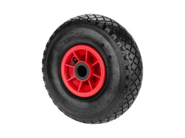 Zdjęcie: Koło pneumatyczne 260 mm, 150 kg 4 PR felga tworzywo fi25 METRO