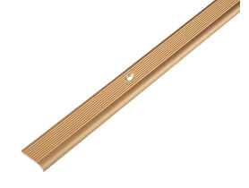 Listwa schodowa ALU złoty 1000x23x6,3 mm ALBERTS